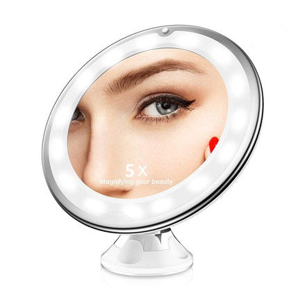 ProMirror360: Specchio Trucco Professionale con Illuminazione LED e Rotazione a 360